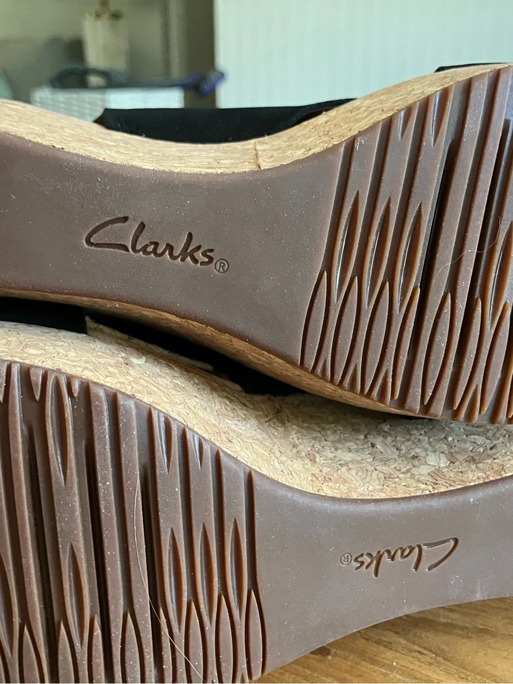 Clarks comfortable black